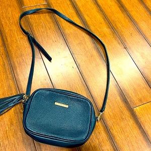 Deep turquoise purse from Italy- Venetian Leather.